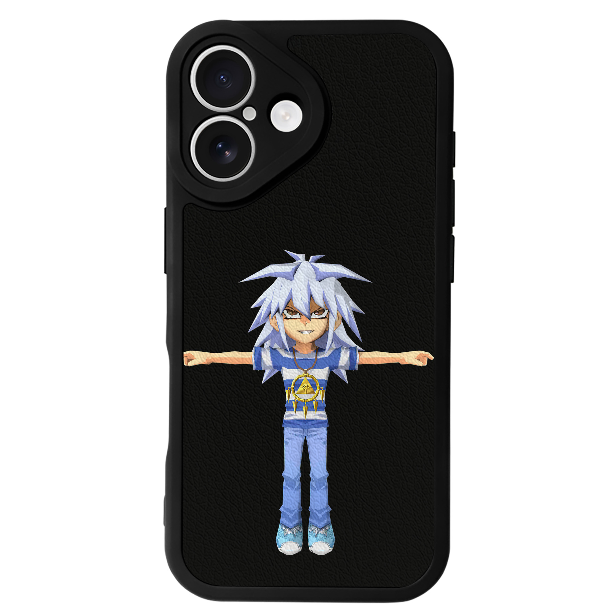 遊☆戯☆王 Yu-Gi-Oh! 【iPhone 16シリーズ対応】シリコンスマホケース（レザー調） 材質：シリコン